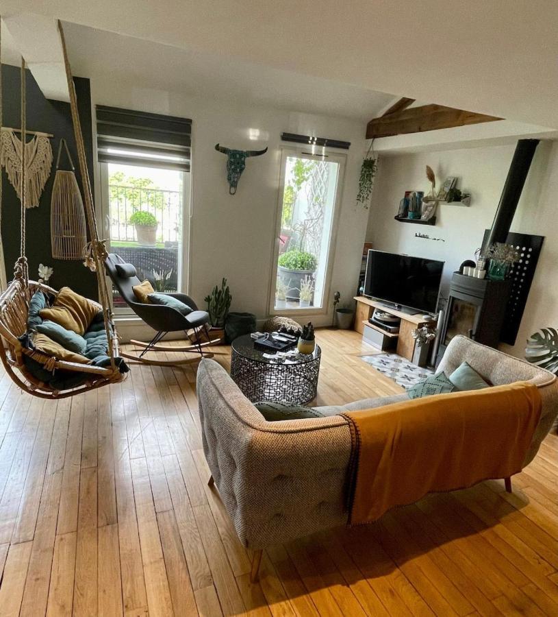 Ferienwohnung Coeur De Lyon Avec Terrasse Et Jacuzzi Exterior foto